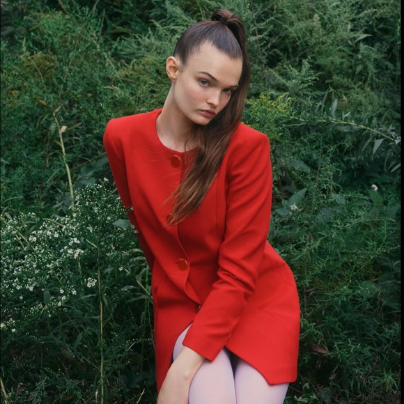 ZARA long fitted blazer - Picture 1 of 6